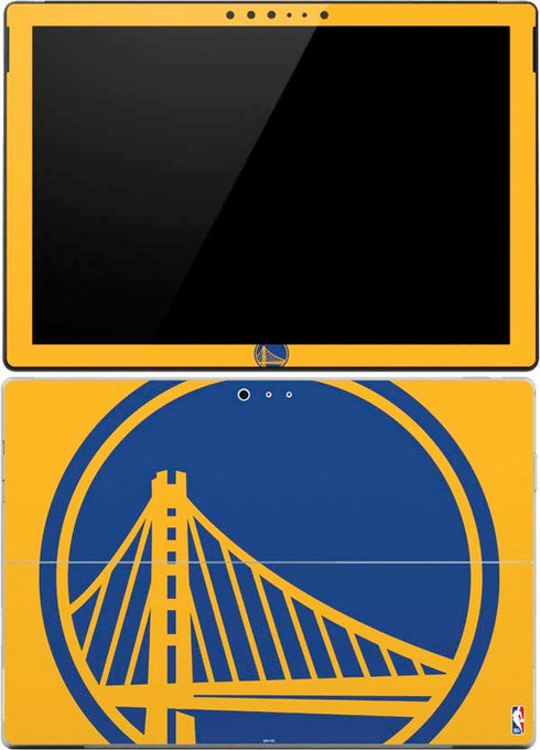 NBA Golden State Warriors Large Logo Surface Pro (2017) Skin